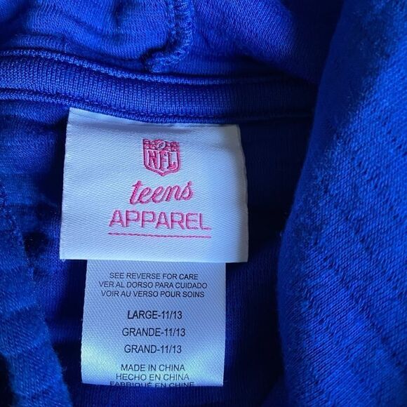NFL New York Giants Football Pullover Hoodie Sweatshirt
So Teen Large 11/13 NWT - Picture 3 of 6